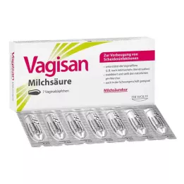 VAGISAN Melkzuur vaginale zetpillen, 7 uur