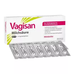 VAGISAN Melkzuur vaginale zetpillen, 14 stuks