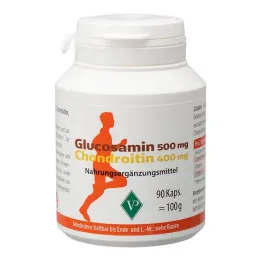 Glucosamine 500 mg + Chondroïtine 400 mg capsules, 90 st
