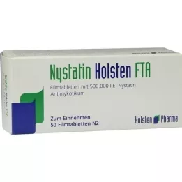 NYSTATIN Holsten Film -gecoate tablets, 50 st