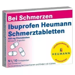 IBUPROFEN Heumann Painkillers 400 mg, 10 st
