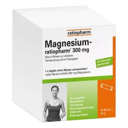 MAGNESIUM-RATIOPHARM 300 mg Micro-Pellets met Granules, 40 stuks
