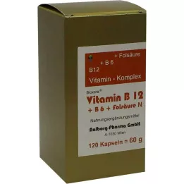 VITAMIN B12+B6+foliumzuurcomplex N -capsules, 120 st