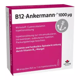 B12 ANKERMANN 1000 mg ampullen, 10X1 ml