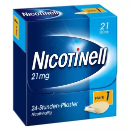 NICOTINELL 21 mg/24-uurspleister 52,5 mg, 21 stuks