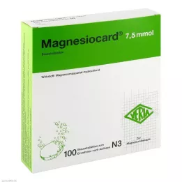 MAGNESIOCARD 7,5 mmol bruistabletten, 100 stuks