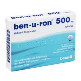 BEN-U-RON 500 mg tabletten, 20 stuks