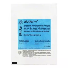 ALUDERM Kinderkompressen 6x6 cm, 1 stuk