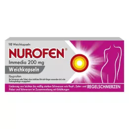 NUROFEN Immedia 200 mg zachte capsules, 10 stuks
