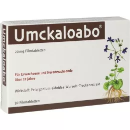 UMCKALOABO 20 mg film -gecoate tablets, 30 st