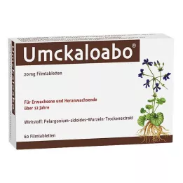 UMCKALOABO 20 mg filmomhulde tabletten, 60 stuks