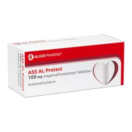 ASS AL Protect 100 mg maagsapresistente tabletten, 50 stuks