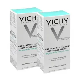 Vichy deodorantcrème regulerend, 2x30 ml