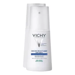 Vichy deodorant pompverstuiver scherp pikant dubbele verpakking, 2x100 ml