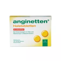 ANGINETTEN Keelpastilles suikervrij, 24 stuks