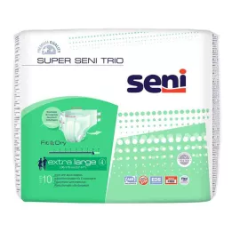SUPER SENI Trio incontinentiebroek maat 4 XL, 10 stuks