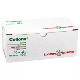 CELLONA Gipsverbanden 10 cmx2 m, 10 stuks