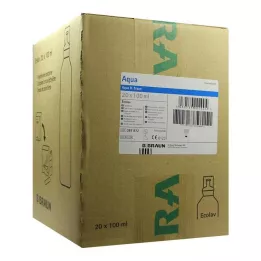 AQUA B.Braun Spoeloplossing Ecolav, 20X100 ml