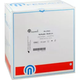 MULLTUPFER 20x20 cm pruim -grootte ballonf.steril, 50x2 st