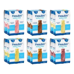 FRESUBIN ENERGY Vezel DRINK Gemengde kartonnen drinkflessen 6X4X200ml