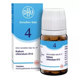 BIOCHEMIE DHU 4 Kalium chloratum D 12 tabletten, 80 stuks