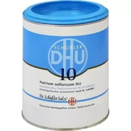 BIOCHEMIE DHU 10 Natriumsulfuricum D 12 tabletten, 1000 st