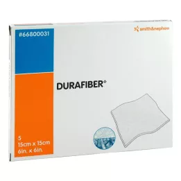 DURAFIBER 15x15 cm verband, 5 stuks