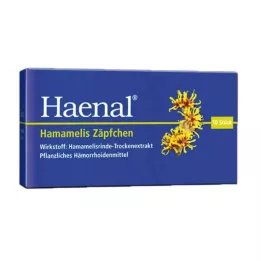 HAENAL Hamamelis zetpillen, 10 stuks