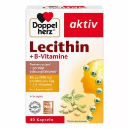 DOPPELHERZ Lecithine+B-Vitamines Capsules, 40 stuks