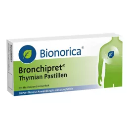 BRONCHIPRET Tijmpastilles, 30 stuks