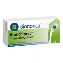 BRONCHIPRET Tijmpastilles, 50 stuks