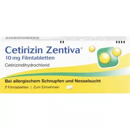 CETIRIZIN Zentiva 10 mg filmomhulde tabletten, 7 stuks