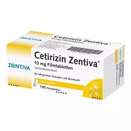 CETIRIZIN Zentiva 10 mg filmomhulde tabletten, 100 stuks