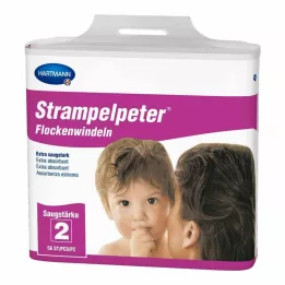STRAMPELPETER Vlokkenluiers absorptievermogen 2, 56 stuks