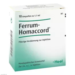 FERRUM HOMACCORD Ampoules, 10 st