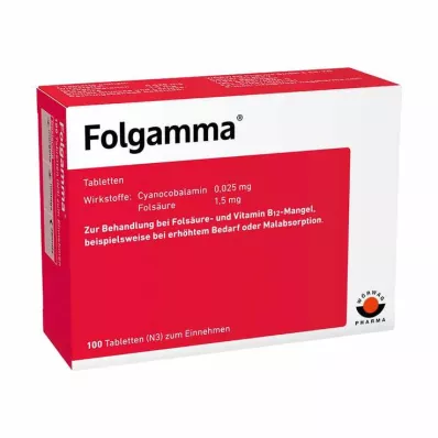 FOLGAMMA Tabletten, 100 stuks FOLGAMMA Tabletten, 100 stuks