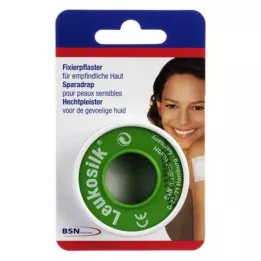 LEUKOSILK 1,25 cmx5 m blisterkaart, 1 st