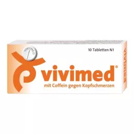 VIVIMED met cafeïne tegen hoofdpijn tabletten, 10 stuks