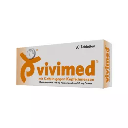 VIVIMED met cafeïne tegen hoofdpijn tabletten, 20 stuks