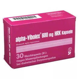ALPHA VIBOLEX 600 mg HRK zachte capsules, 30 stuks