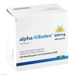 ALPHA VIBOLEX 600 mg HRK zachte capsules, 100 stuks