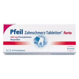 PFEIL Tandpijntabletten forte filmomhulde tabletten, 10 stuks
