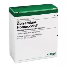 GELSEMIUM HOMACCORD Ampoules, 10 st