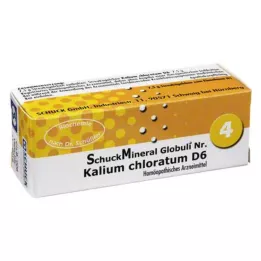 SCHUCKMINERAL Globuli 4 kalium chloratum D6, 7,5 g