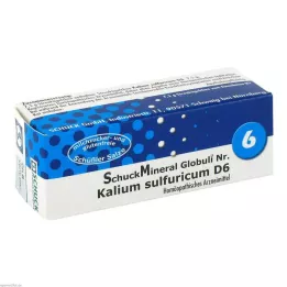 SCHUCKMINERAL globuli 6 kalium zwavelholt d6, 7,5 g