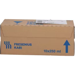 GLUCOSTERIL 5% glazen flesinfusieoplossing, 10x250 ml