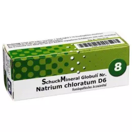 SCHUCKMINERAL Globuli 8 natriumchloratum D6, 7,5 g