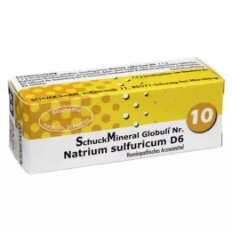 SCHUCKMINERAL Globuli 10 natriumsulfuricum D6, 7,5 g
