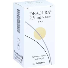 DEACURA 2,5 mg tabletten, 50 st