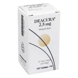 DEACURA 2,5 mg tabletten, 100 stuks